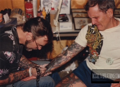 Jeffrey Denoncour tattooing Emil